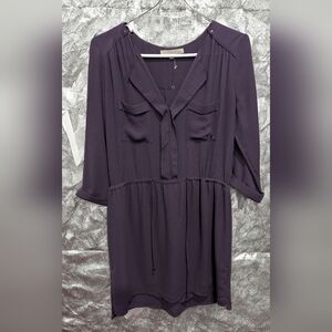 Monk & Lou Drawstring Dress Purple 💜 Small